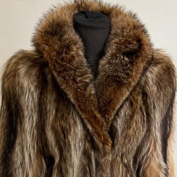 PRELOVE FUR COAT Raccoon - Picture 1 of 5